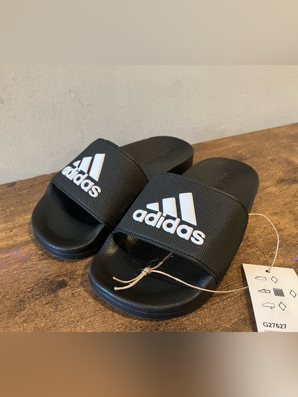 Adidas toddler slides